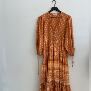 Bohemian maxi sunset dress
